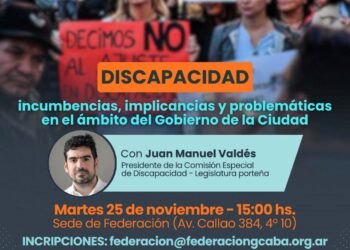 Discapacidad: Incumbencias, implicancias y problemáticas en el ámbito del Gobierno de la Ciudad
